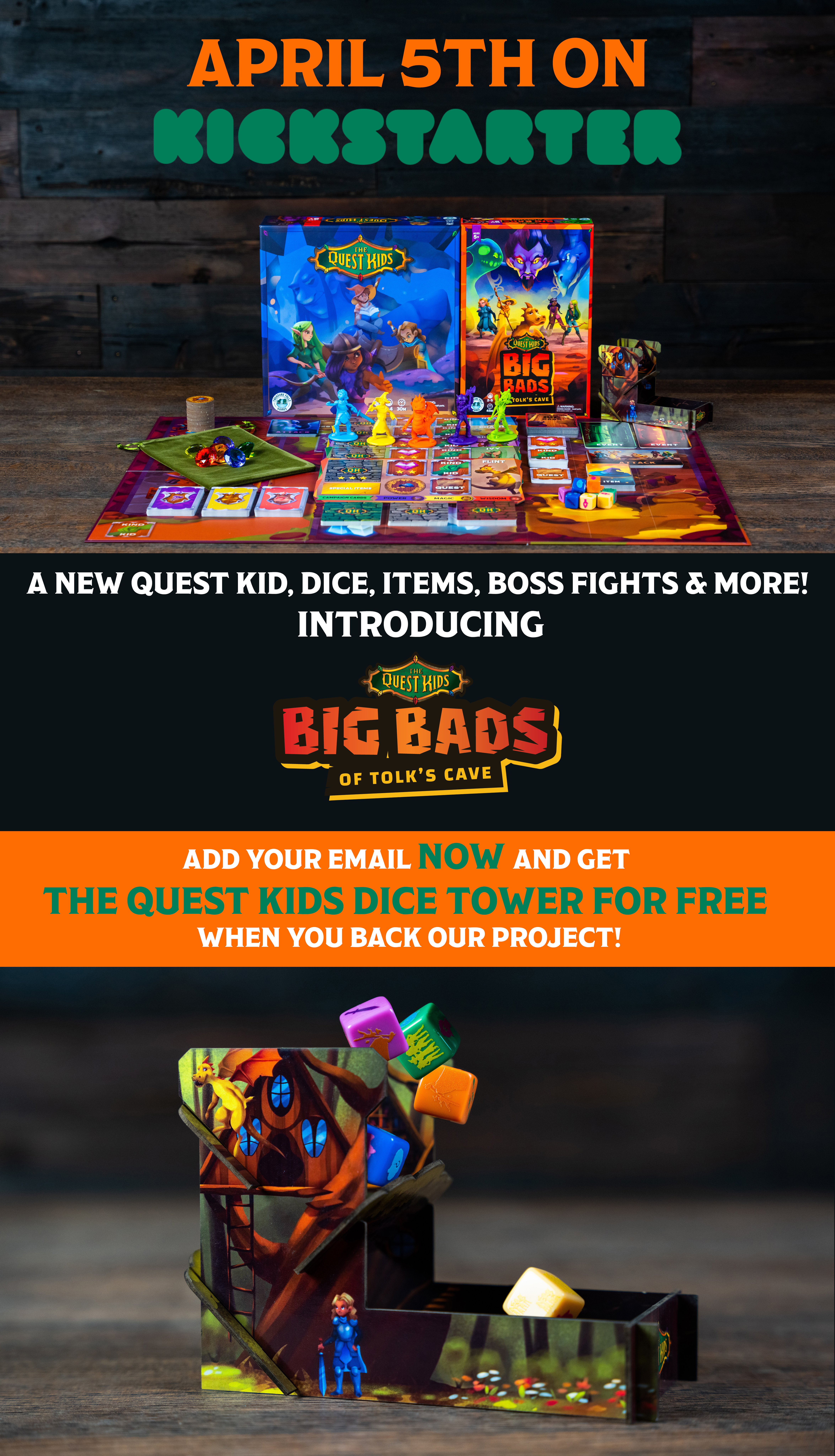 Get Ready for The Quest Kids: Big Bads of Tolk's Cave
