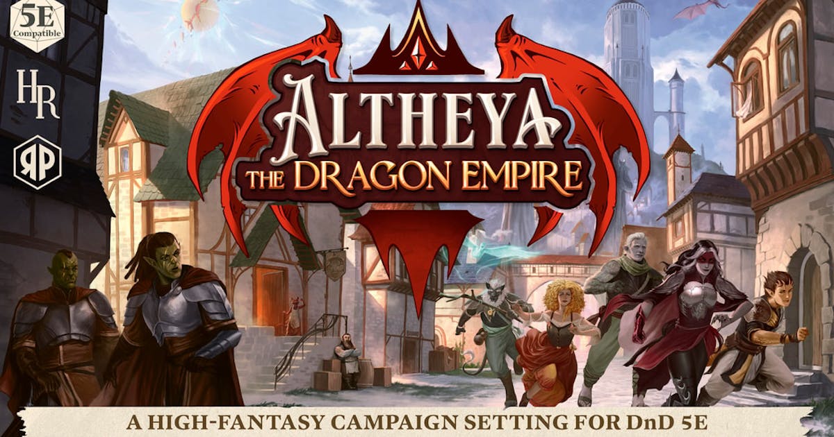 Happy to be the 945th 😎 on @BackerKit for Altheya: The Dragon Empire – A High-Fantasy 5E Setting. Thanks @rollplaypress