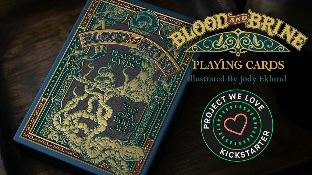 Preorder Blood and Brine Playing Cards on BackerKit